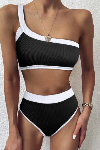 Black High Waisted Bathing Suit Bottom