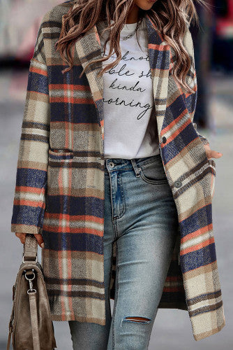 Navy Blue Blouse with Bow